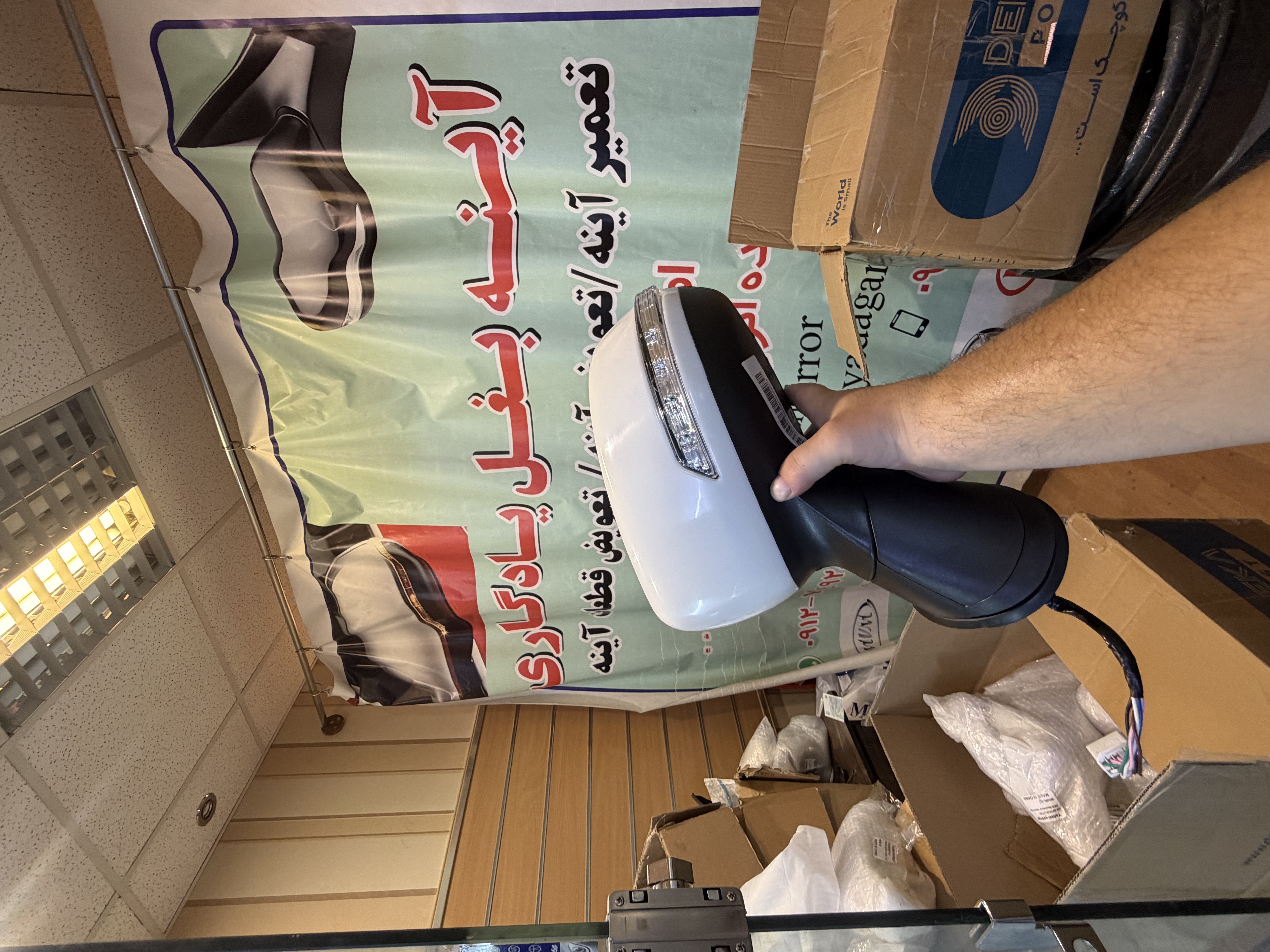 اینه بغل jack s3 جک اس تری سمت راننده چپ